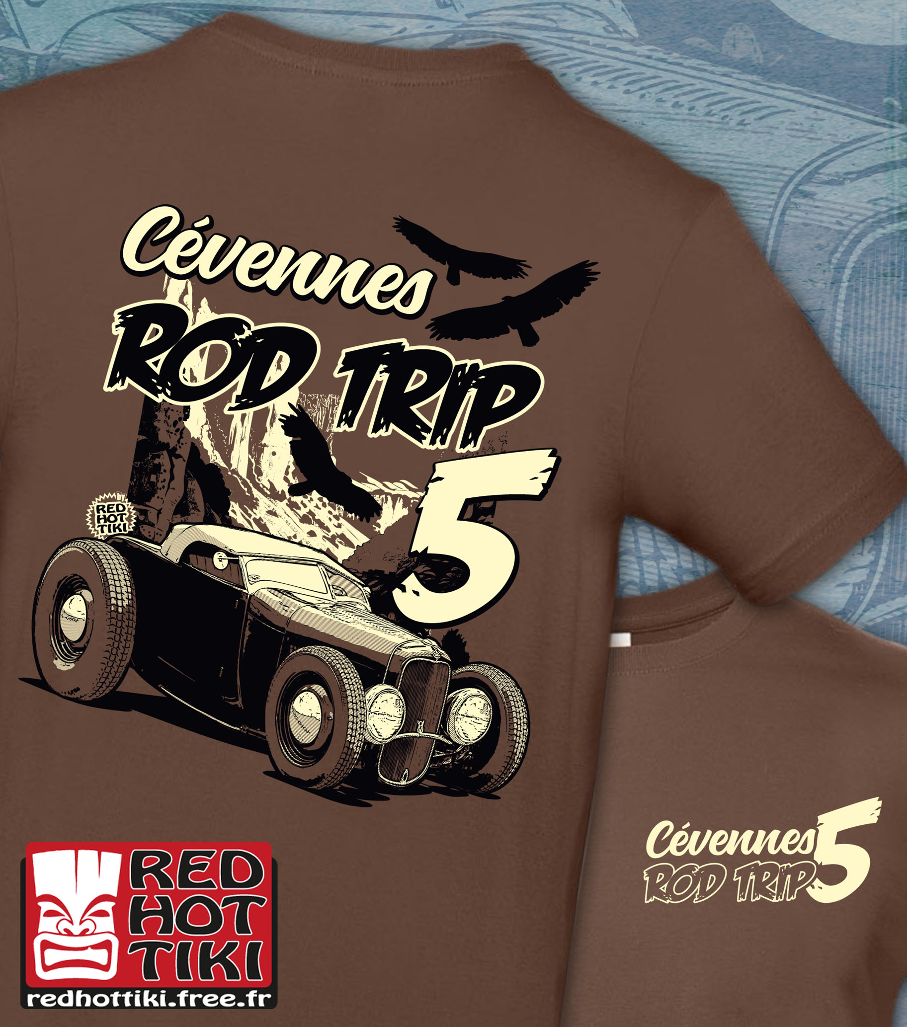 CRT5 Tshirt RedHotTiki