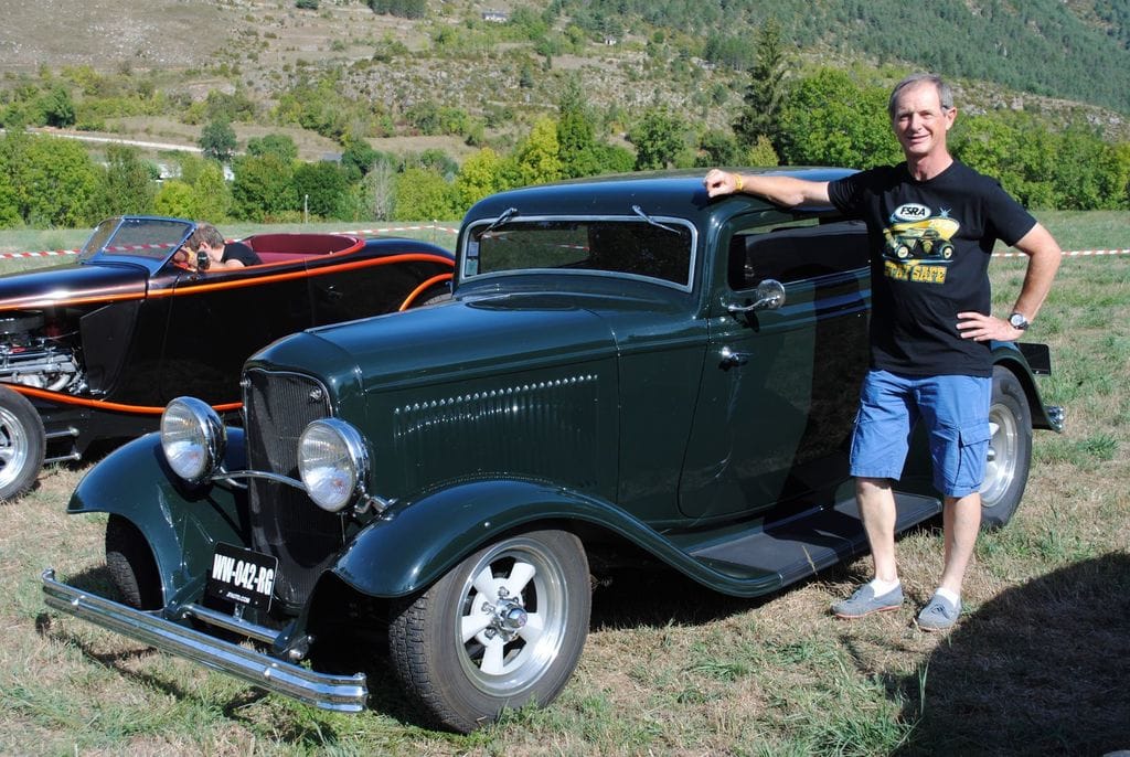 Eric Blondel a fait 900 km pour nous rejoindre avec son nouveau Ford 32 coupe 3W
